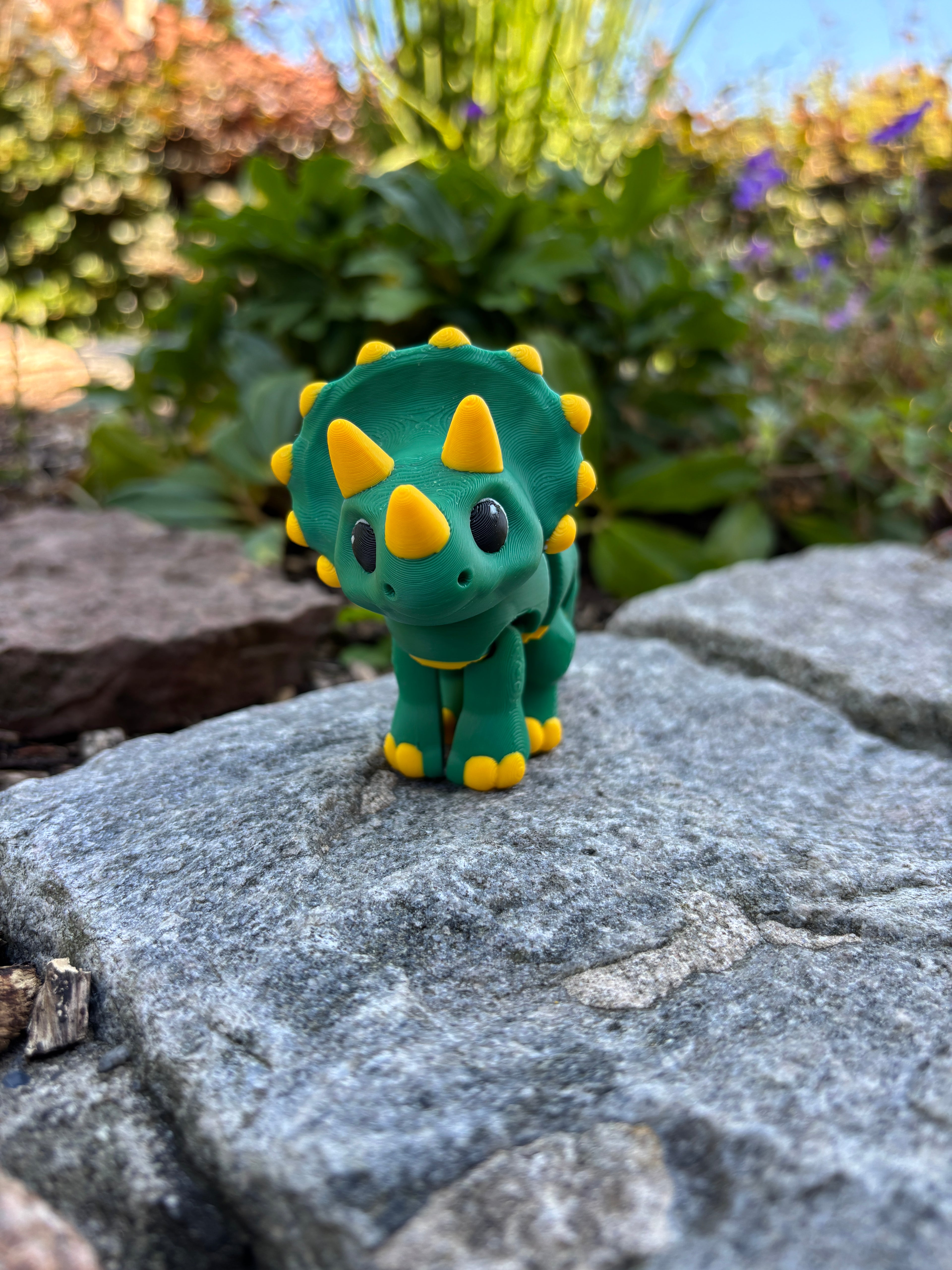 The Tickletop Triceratops Trio from Gigglebone Valley