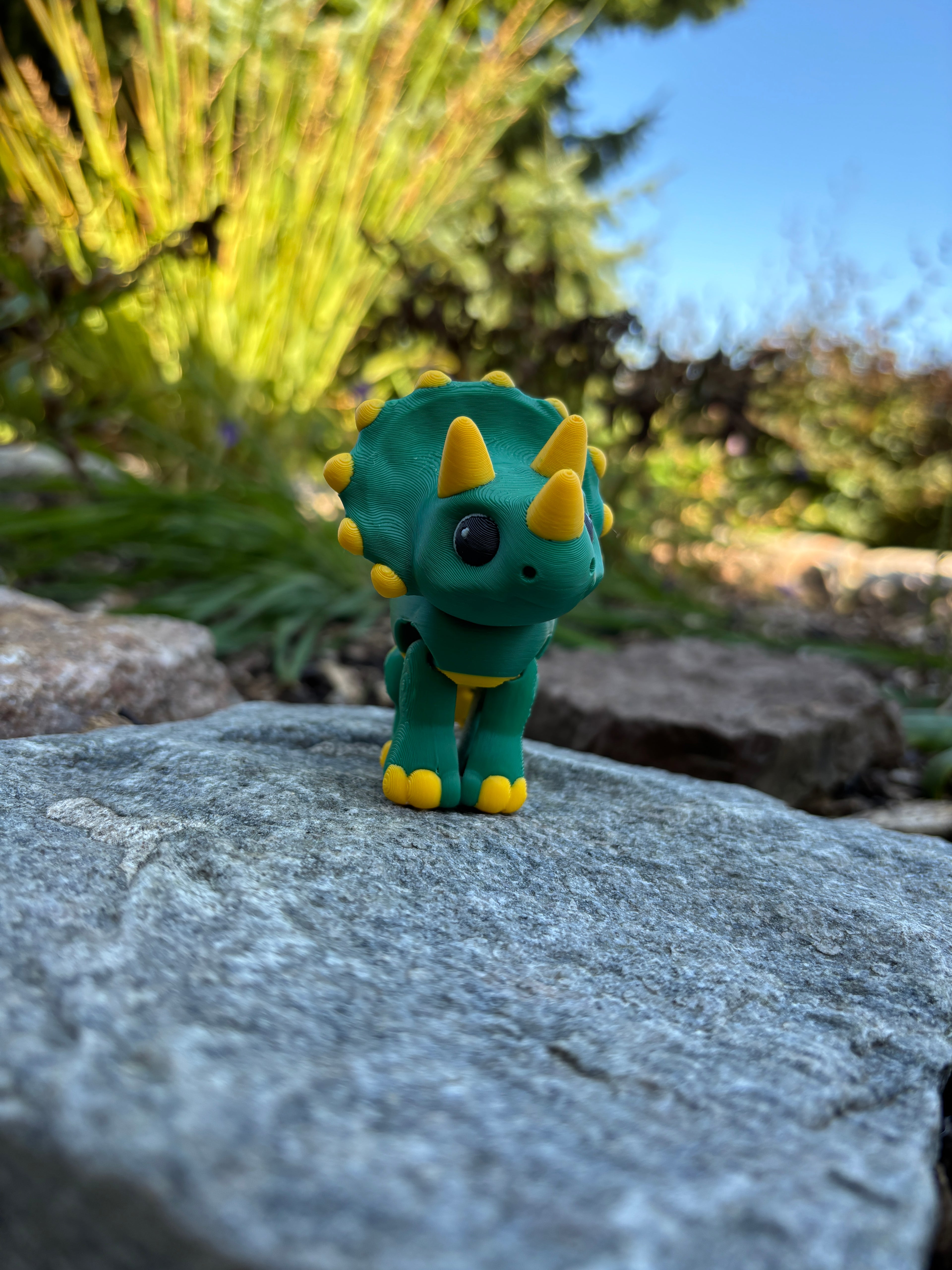 The Tickletop Triceratops Trio from Gigglebone Valley